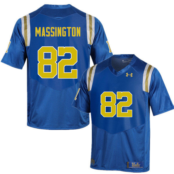 Men #82 Eldridge Massington UCLA Bruins Under Armour College Football Jerseys Sale-Blue - Click Image to Close
